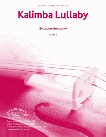 Kalimba Lullaby So1 Sc/Pts