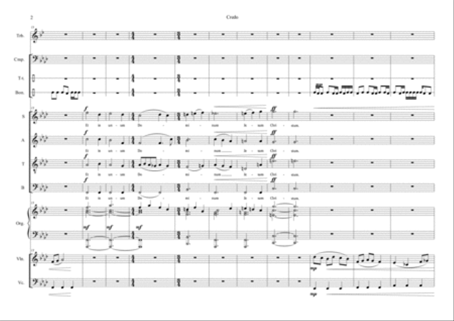 Credo 4-Part scores gallery preview page 2