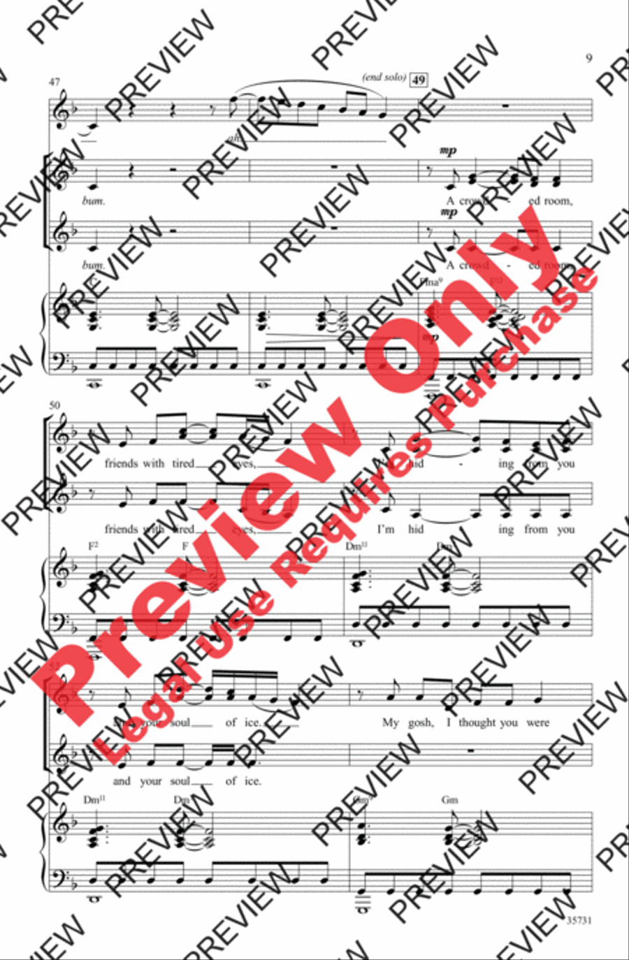 Last Christmas Last Christmas Women's Choir scores gallery preview page 9