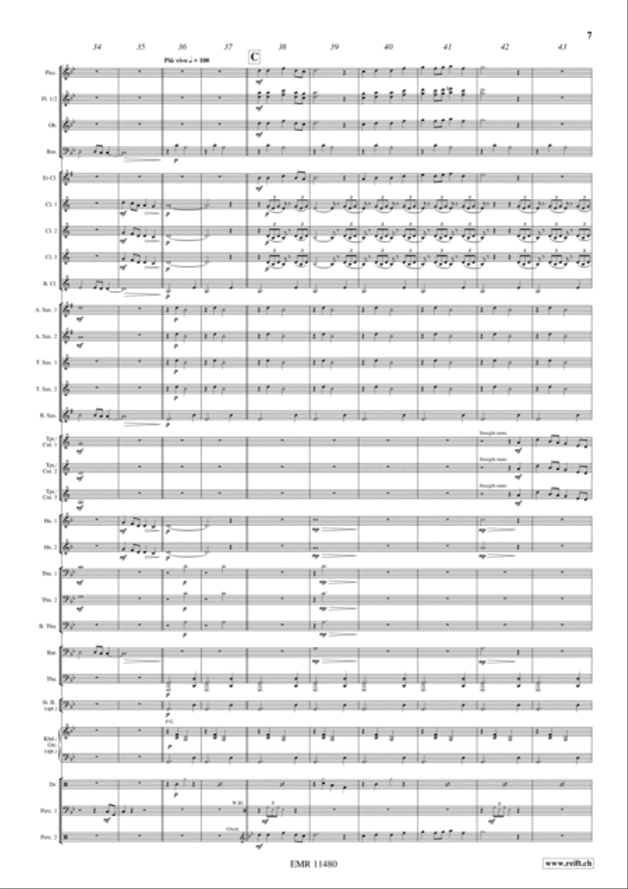 Flight To Tokyo Flight To Tokyo Concert Band scores gallery preview page 8