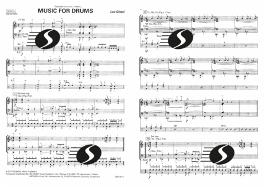Music for Drums Brass Band scores gallery preview page 2