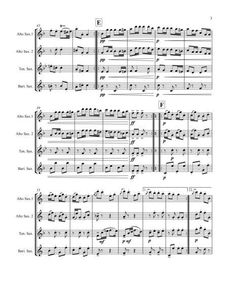 Annen Polka, Op. 117 (Sax Quartet) image number null