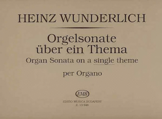 Organ Sonata On A Single Theme