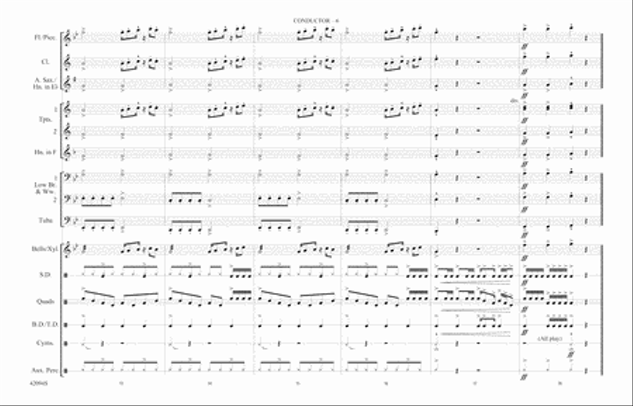 Rockin' Sports Jams, Vol. 3: Score Marching Band scores gallery preview page 6