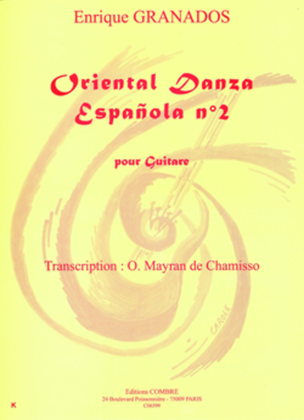 Book cover for Danza espanola No. 2 Oriental