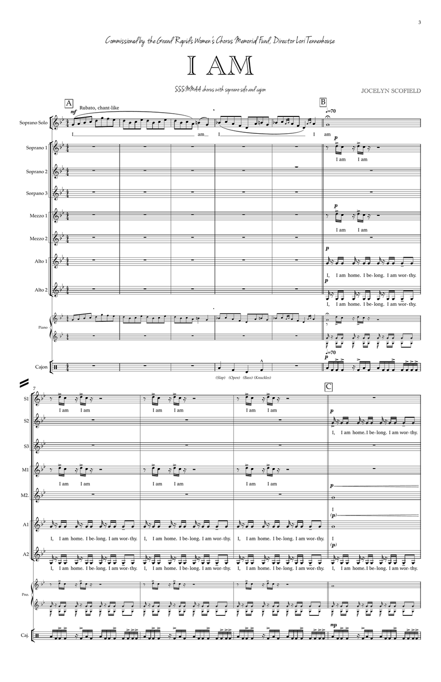 I AM SSAA scores gallery preview page 3
