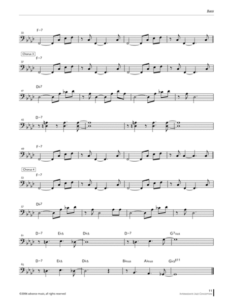 Intermediate Jazz Conception Bass Lines image number null