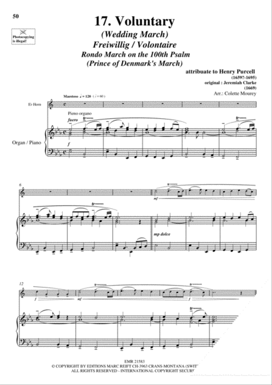 20 Greatest Wedding Solos Organ scores gallery preview page 19