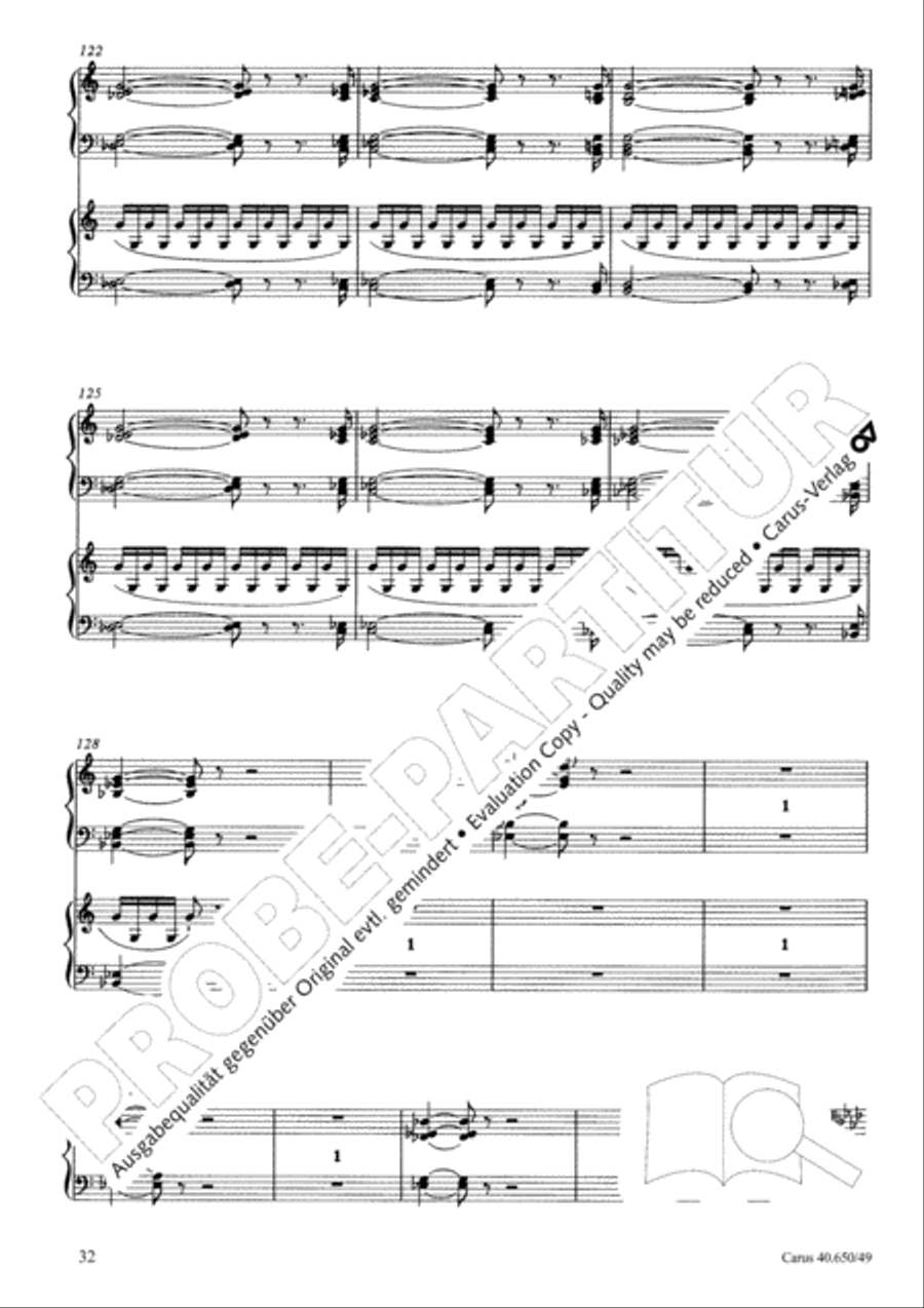 Petite Messe solennelle 4-Part scores gallery preview page 33