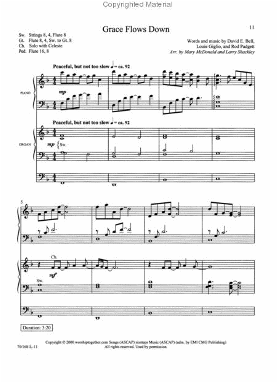 Glorious Praise Glorious Praise Organ scores gallery preview page 2