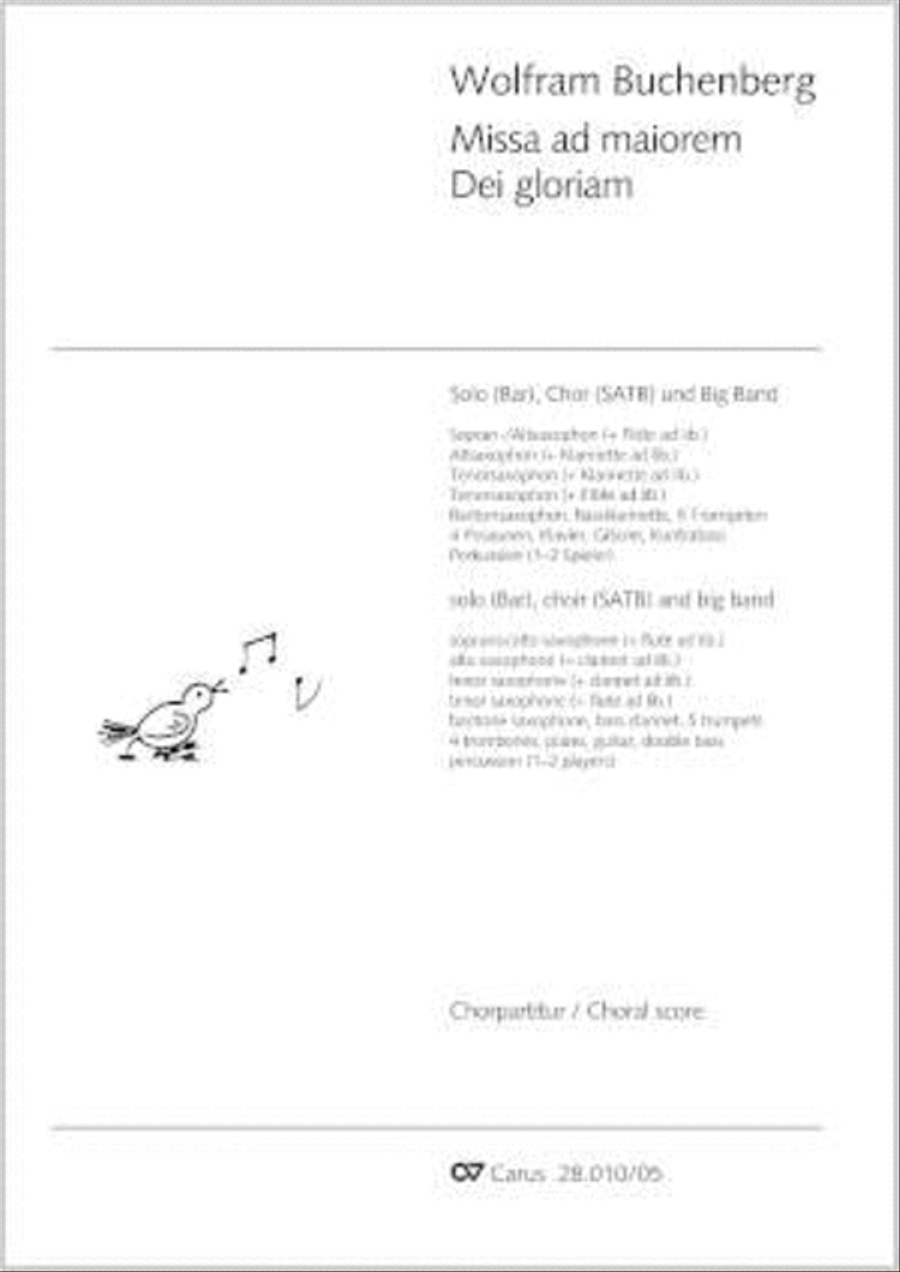 Missa ad maiorem Dei gloriam Divisi scores gallery preview page 1