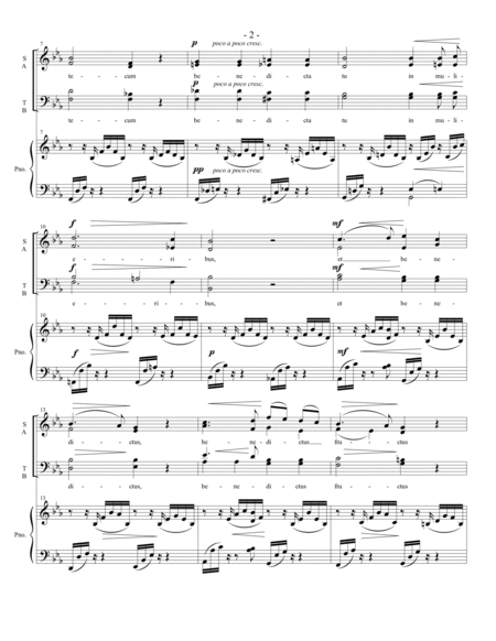 Ave Maria (SATB) image number null