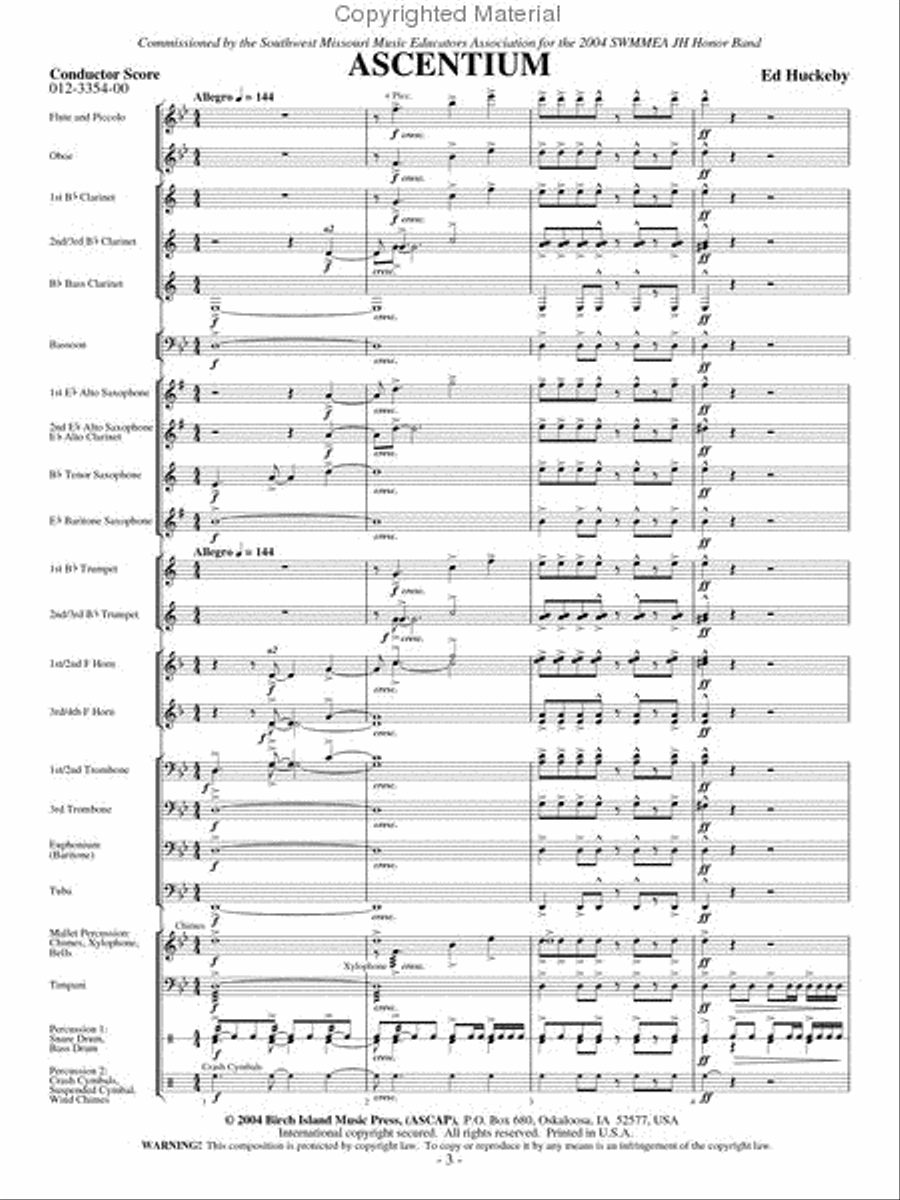 Ascentium Ascentium Concert Band scores gallery preview page 2