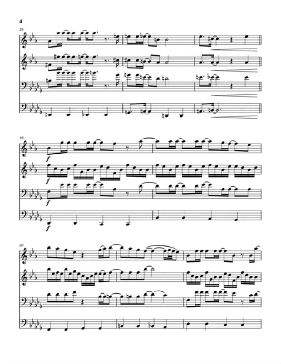 Place In This World Brass Quartet scores gallery preview page 5