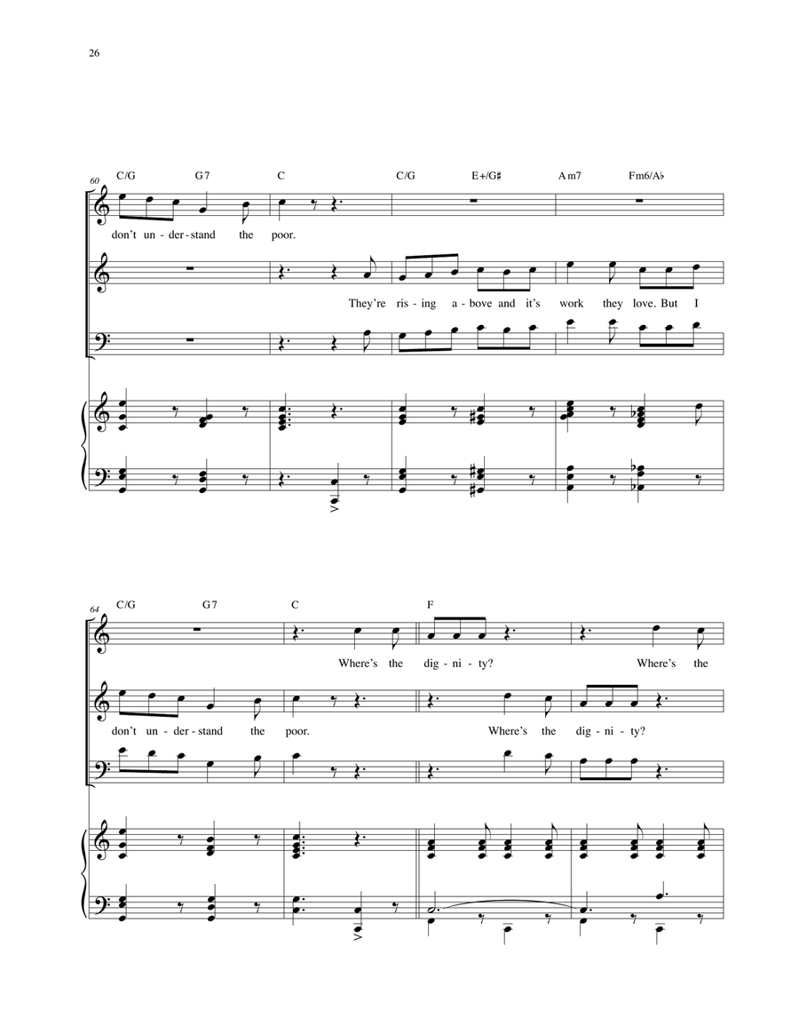 I Don't Understand The Poor Baritone Voice scores gallery preview page 6
