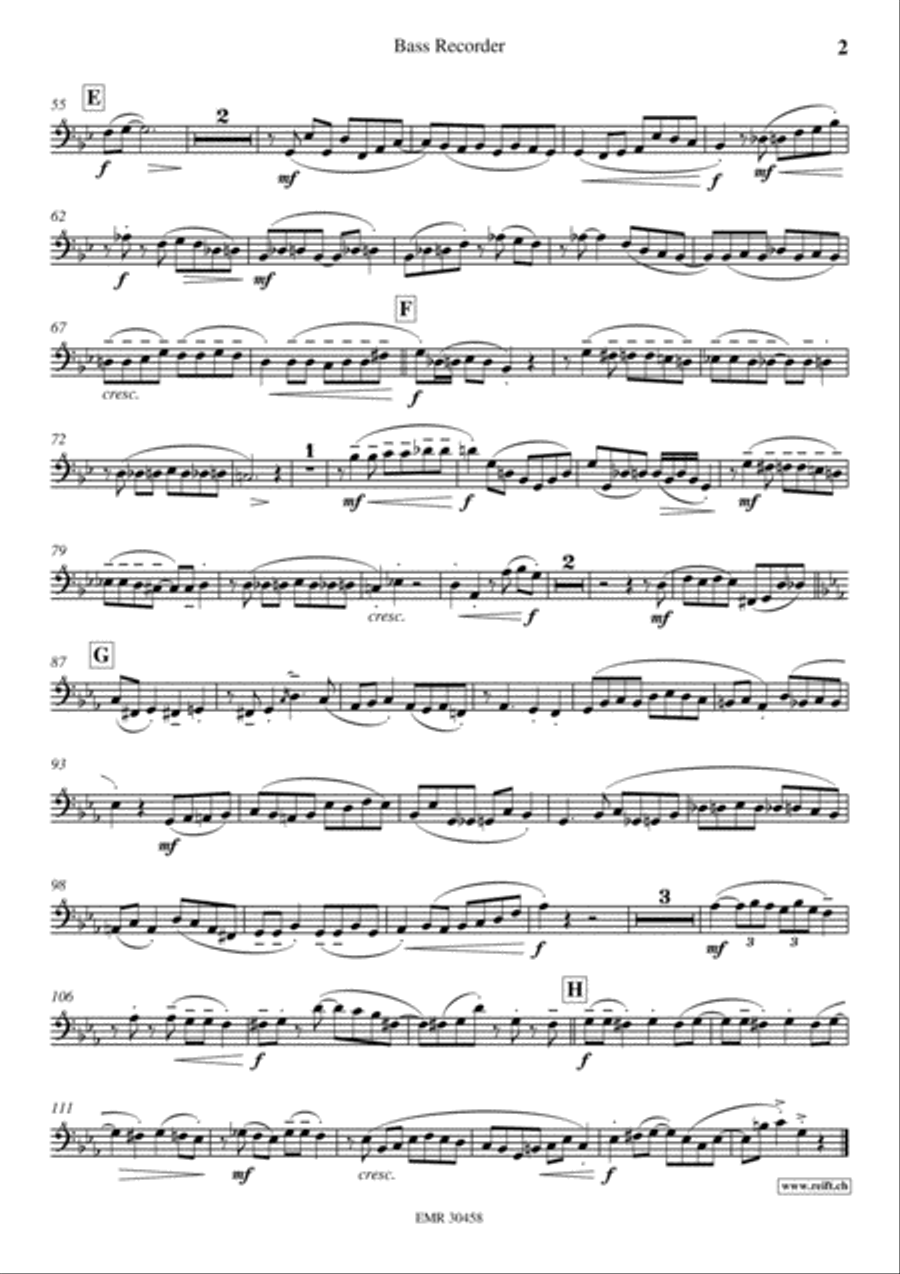 The Crave The Crave Bass Recorder scores gallery preview page 3