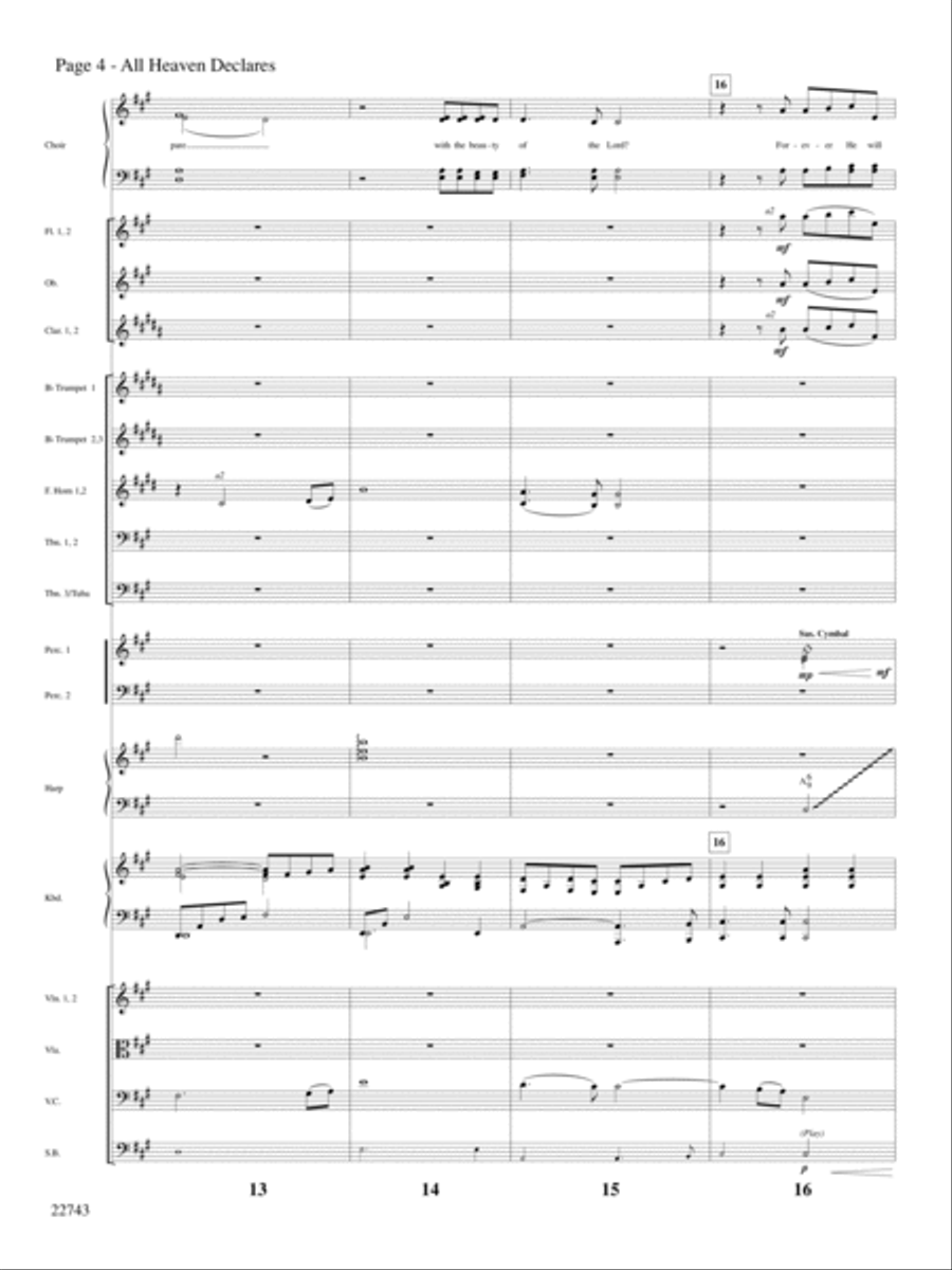 All Heaven Declares (with Alleluias) Choir scores gallery preview page 5