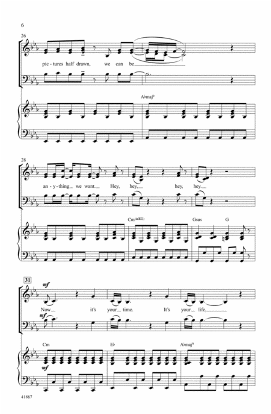 Unfinished Songs Unfinished Songs Choir scores gallery preview page 5