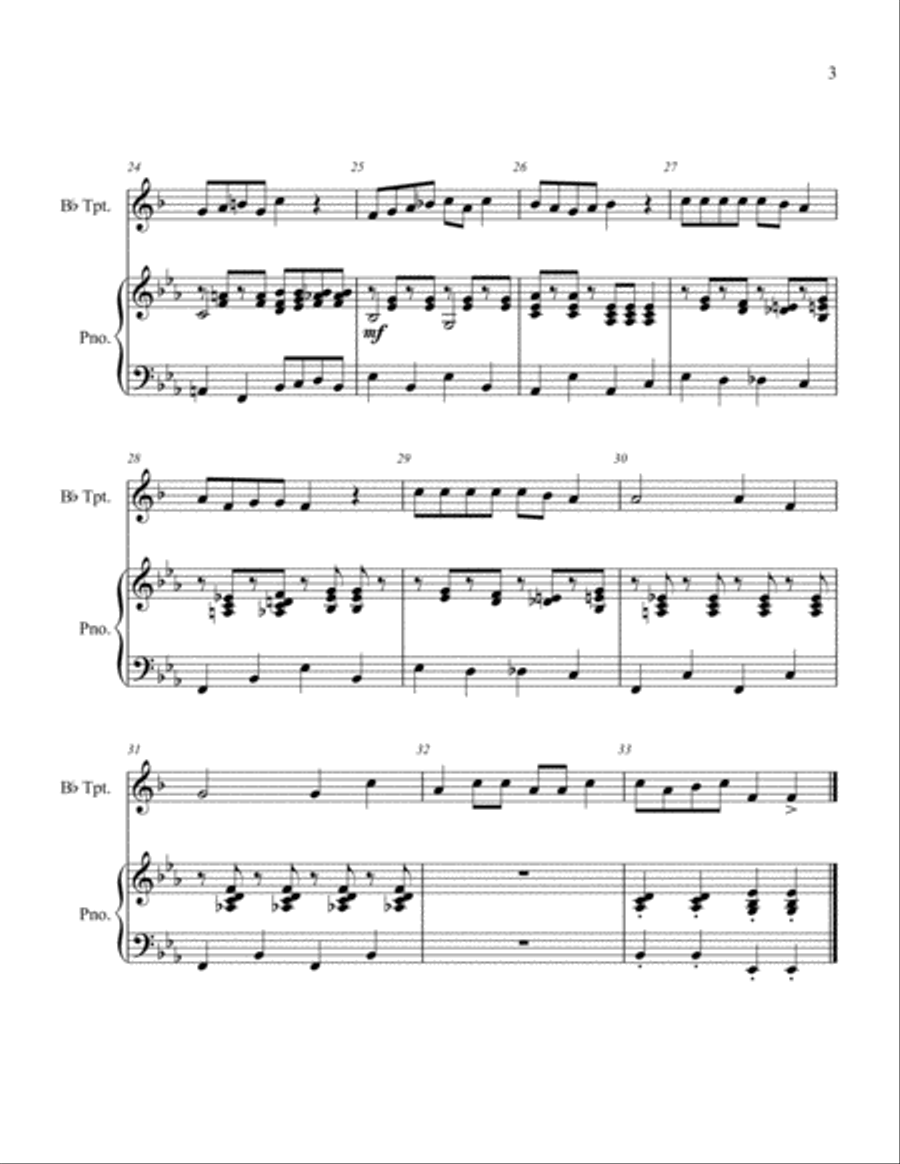 Trumpeter's Parade - Trumpet Solo Trumpet Solo scores gallery preview page 4