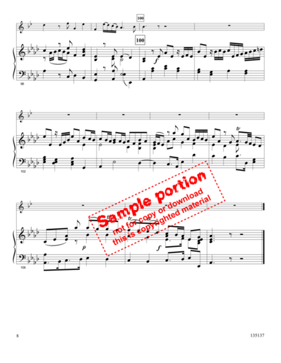Rejoice Greatly Ye Daughters of Zion Flute scores gallery preview page 4
