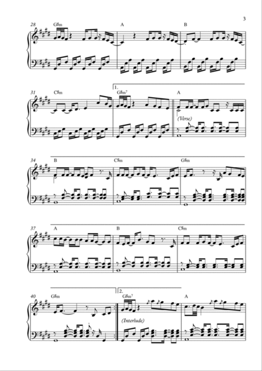 We Don't Talk Anymore We Don't Talk Anymore Piano Solo scores gallery preview page 3