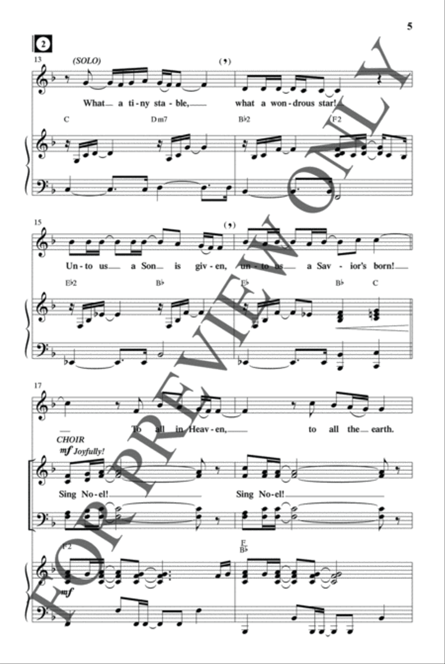 We Sing Noel - Choral Book Choir scores gallery preview page 6