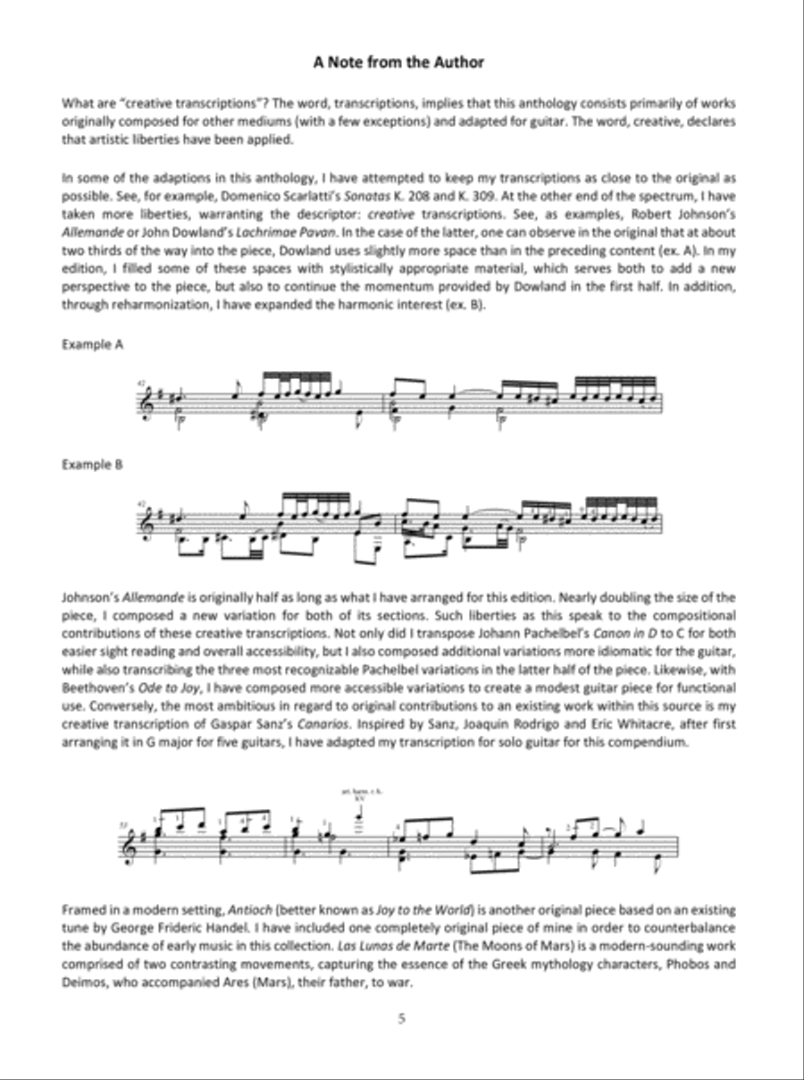 The Classical Guitarist's Gig Book Acoustic Guitar scores gallery preview page 6