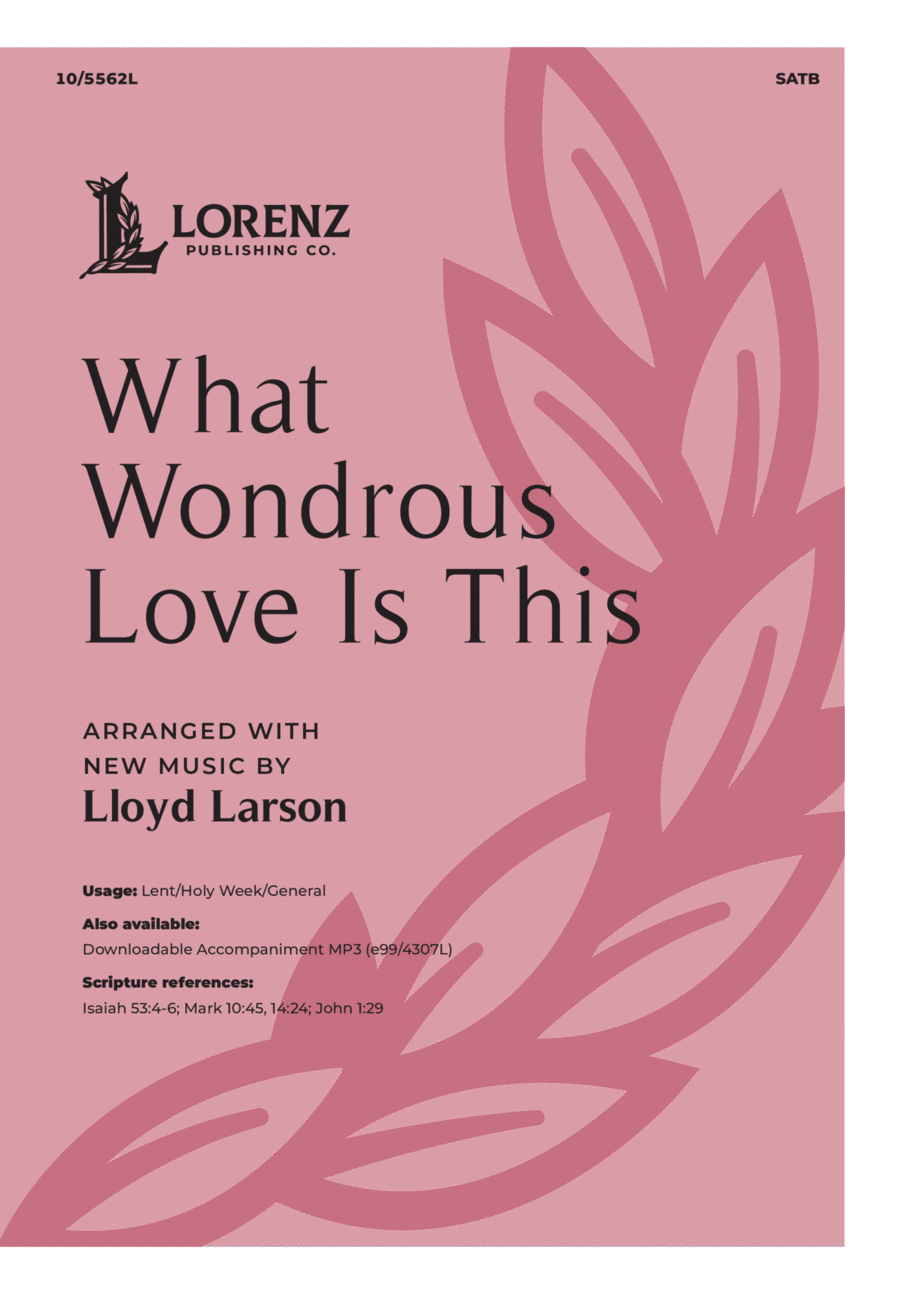 What Wondrous Love Is This 4-Part scores gallery preview page 1