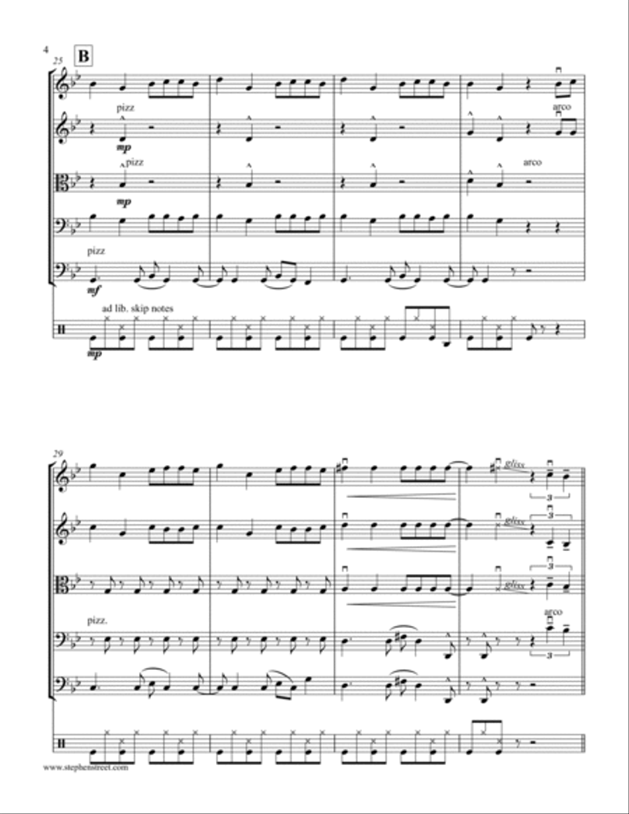 Bad Guy Small Ensemble scores gallery preview page 4