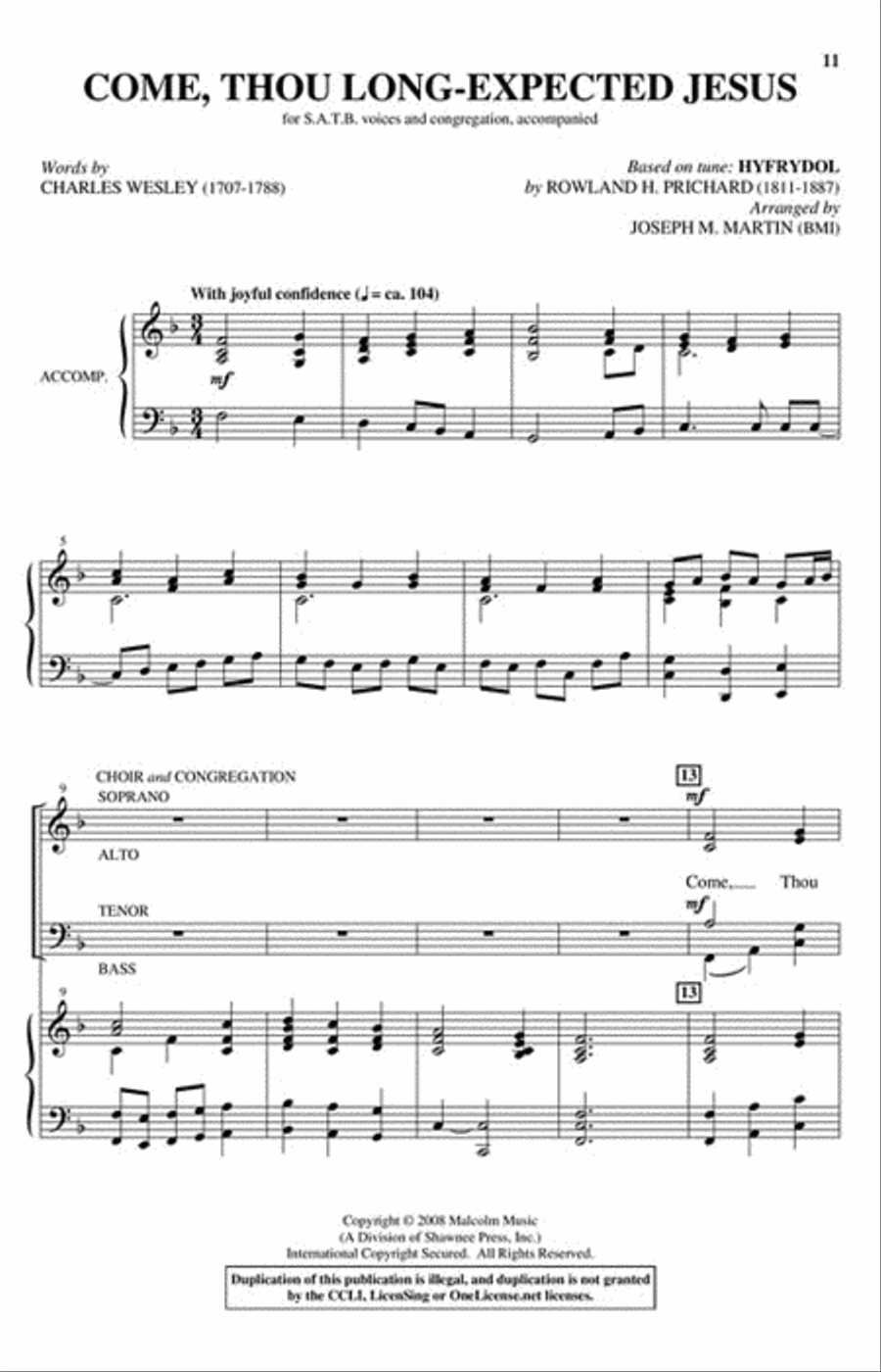 Carols for Choir and Congregation 4-Part scores gallery preview page 5