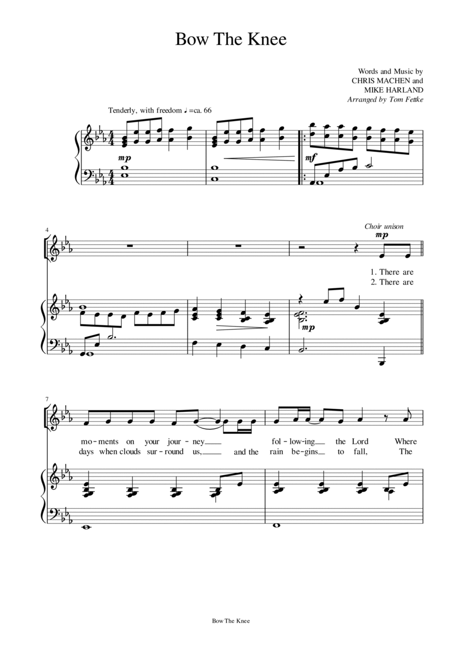 Bow The Knee Divisi scores gallery preview page 1