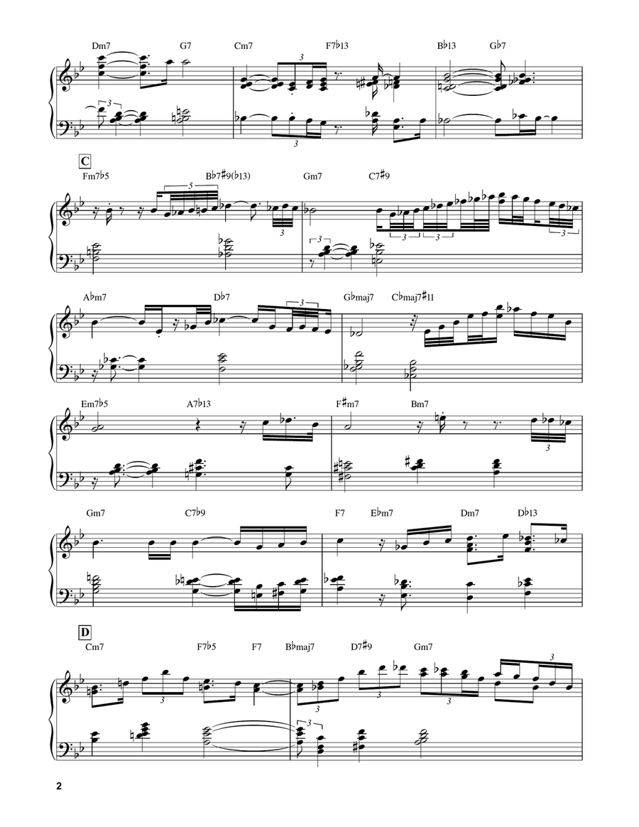Everything Happens To Me Piano Solo scores gallery preview page 2