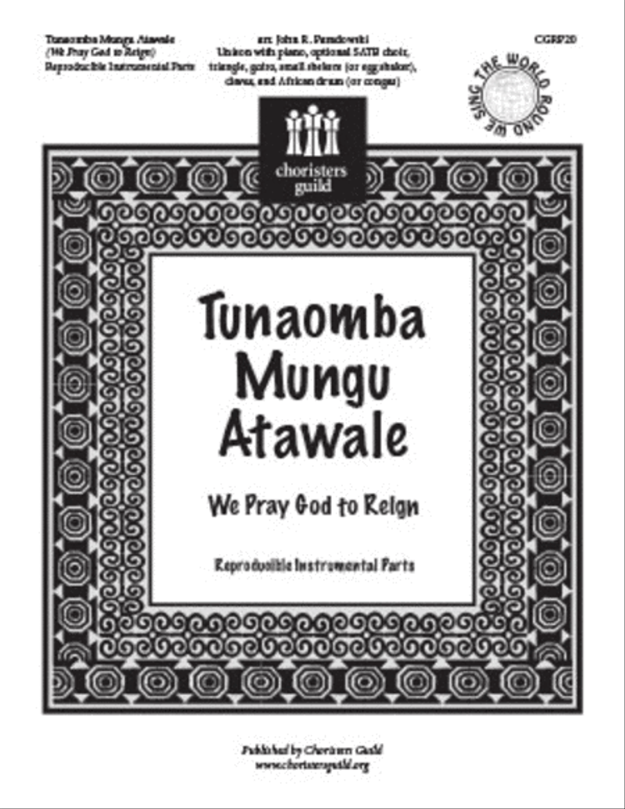 Tunaomba Mungu Atawale We Pray God to Reign Reproducible Instrumental Parts Reproducible Packs scores gallery preview page 1