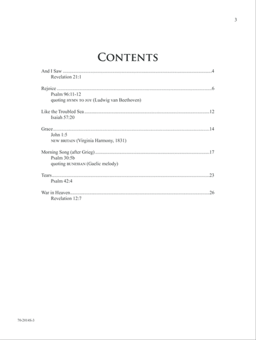 Visions from Scripture Organ scores gallery preview page 3