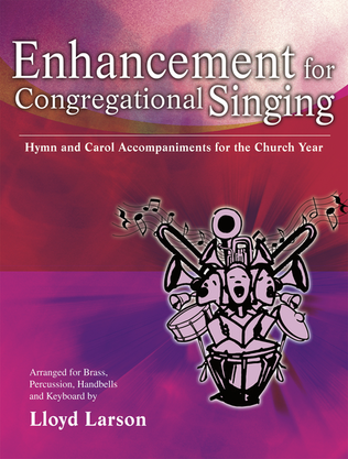 Book cover for Enhancements for Congregational Singing - Keyboard Book