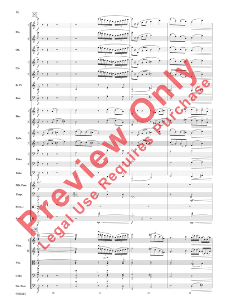 A Childhood Remembered Full Orchestra scores gallery preview page 17