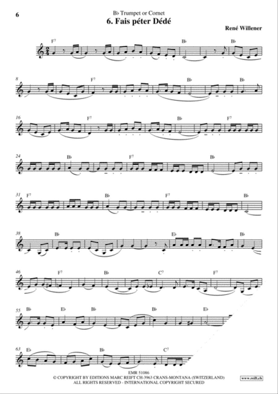 La Fete au Chalet Volume 1 Cornet scores gallery preview page 8