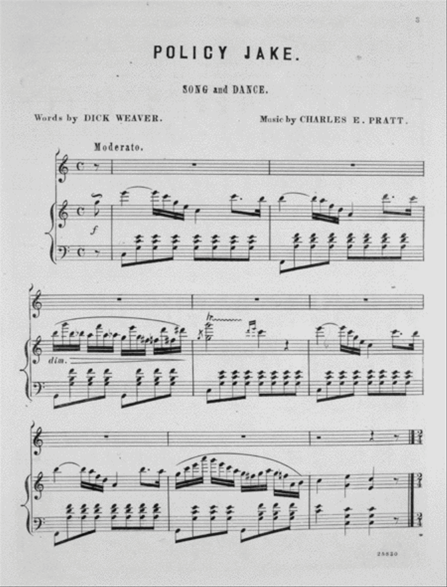 Policy Fake. Song & Dance Voice scores gallery preview page 2