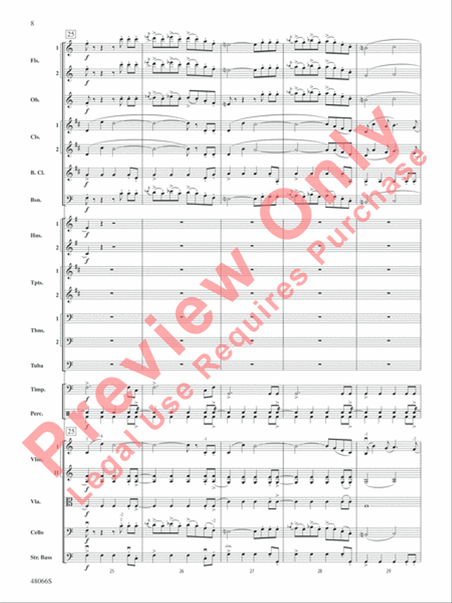Blue Tango Full Orchestra scores gallery preview page 9