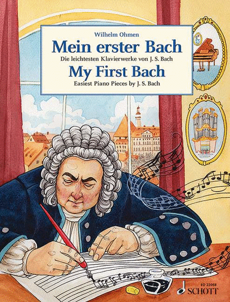 Mein Erster Bach: Easiest Piano Pieces By J.s. Bach (german Edition)
