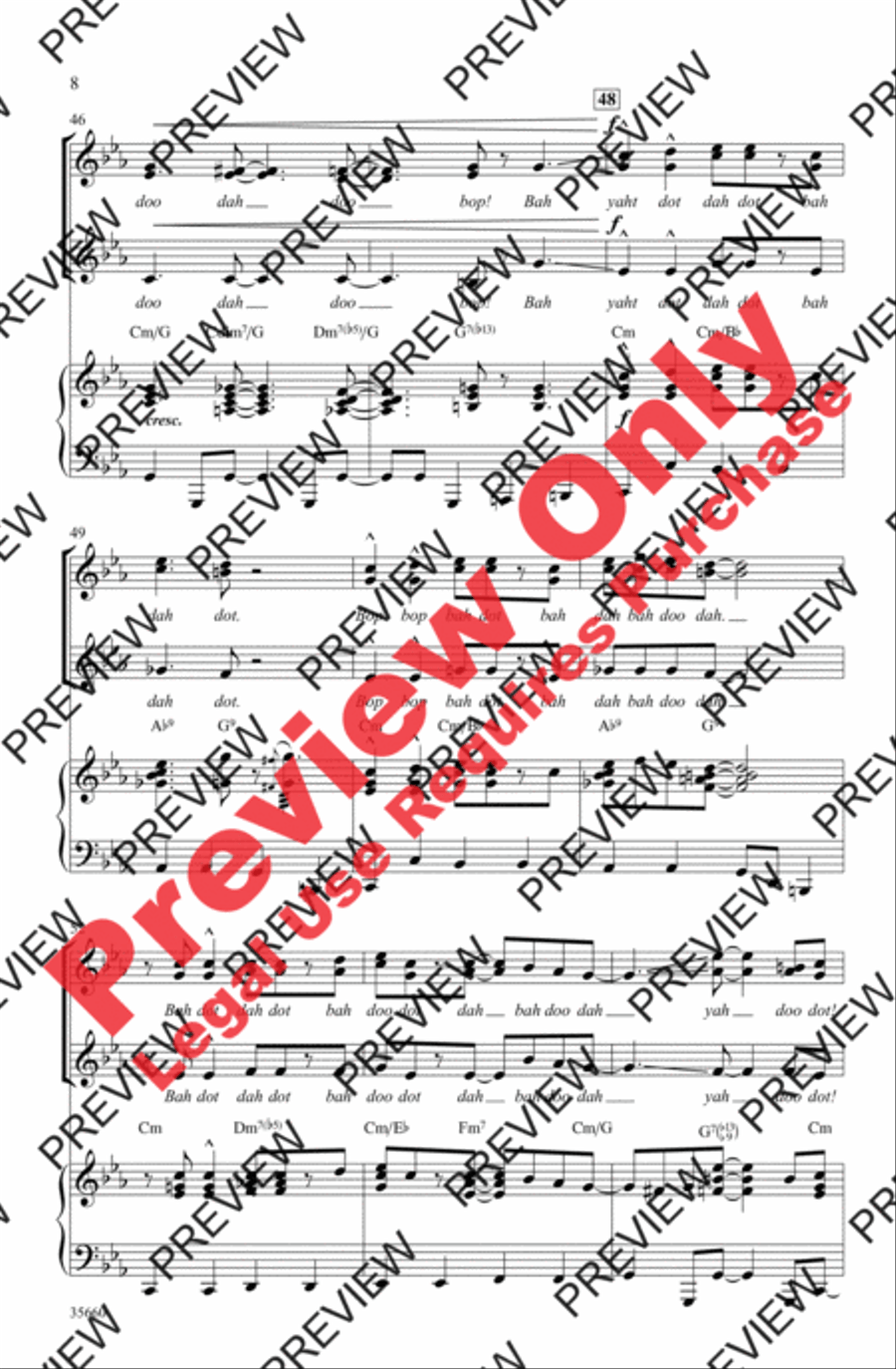 'Zat You, Santa Claus? Women's Choir scores gallery preview page 8