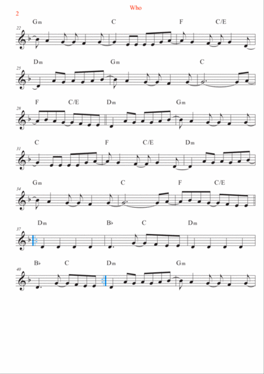 Who Soprano Saxophone scores gallery preview page 2