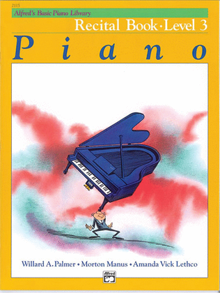 Book cover for Alfred's Basic Piano Course Recital Book, Level 3