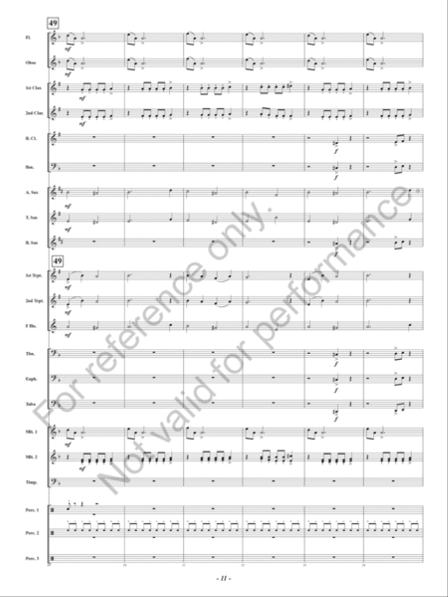 Dragonflight at Dawn Dragonflight at Dawn Concert Band scores gallery preview page 12
