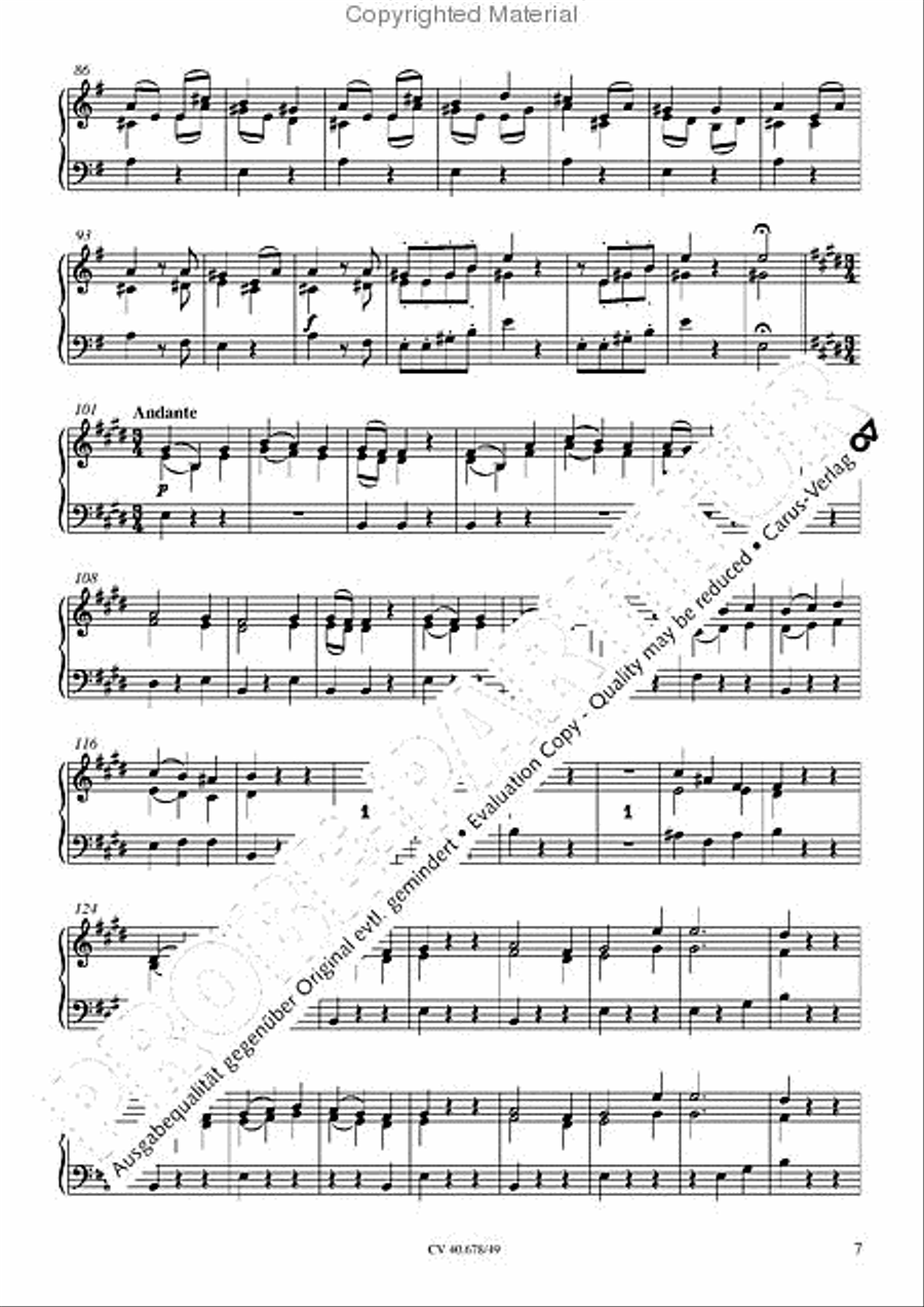 Missa pastoralis bohemica Organ scores gallery preview page 10