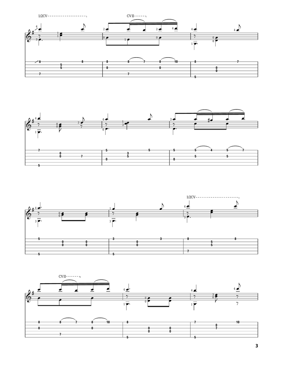 Libiamo (Brindisi) Acoustic Guitar scores gallery preview page 3