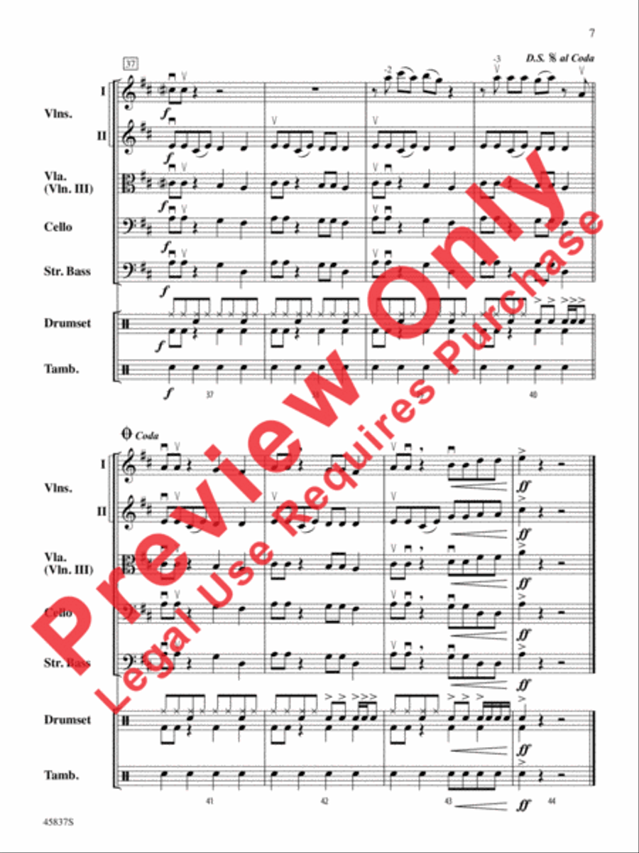 Ghostbusters String Orchestra scores gallery preview page 8