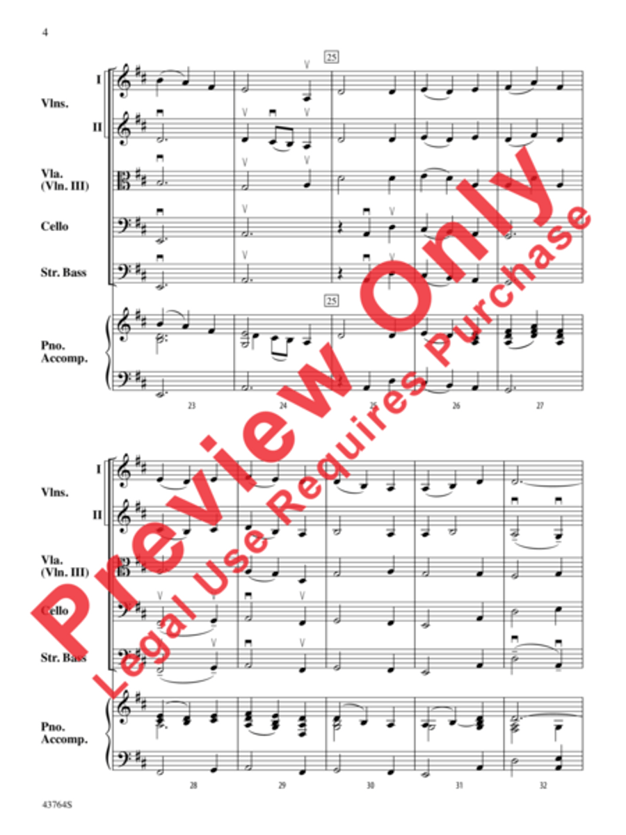 Scottish Folk Song String Orchestra scores gallery preview page 5