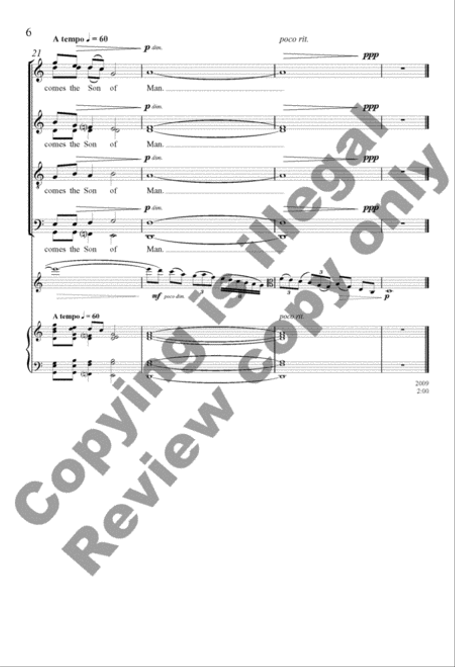 O Inexpressible Mystery Divisi scores gallery preview page 6