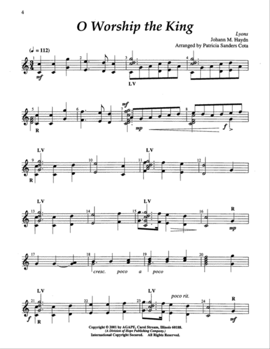 Twelve Bells for Worship Handbell Choir scores gallery preview page 2